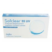 Gelflex Sofclear 55 UV Μυωπίας Μηνιαίοι Φακοί Επαφής 6τμχ.